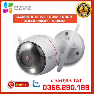 [HOT HÒN HỌT] CAMERA IP WIFI NGOÀI TRỜI EZVIZ C3W FULL COLOR 1080P - ĐÊM CÓ MÀU - BẢO HÀNH 2 NĂM - KÈM THẺ NHỚ TÙY CHỌN