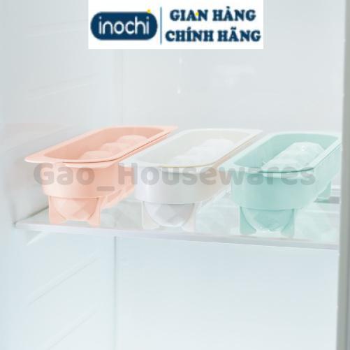 [FreeShip] Khay đá tròn Kari 4 viên Inochi, nhựa nguyên sinh an toàn sức khỏe - giao màu ngẫu nhiên