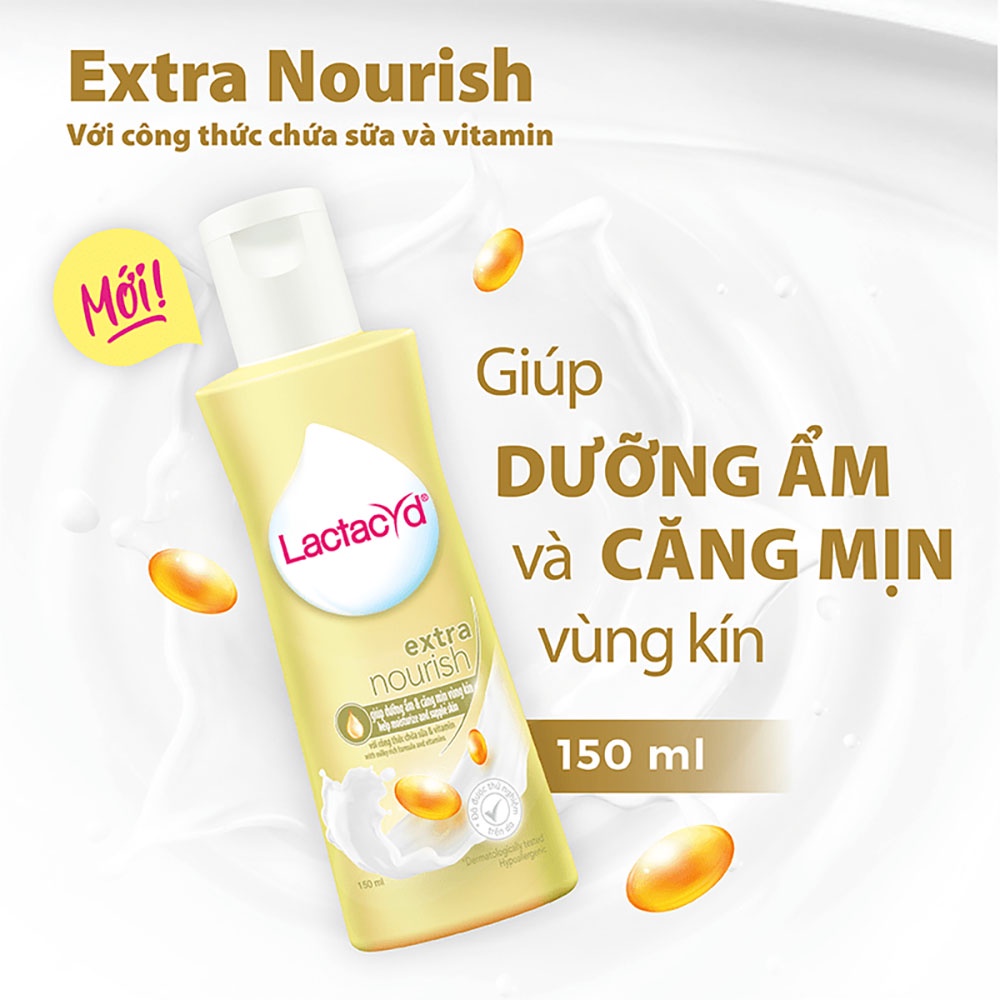 Dung Dịch Vệ Sinh Phụ Nữ Lactacyd Extra Nourish 150ml