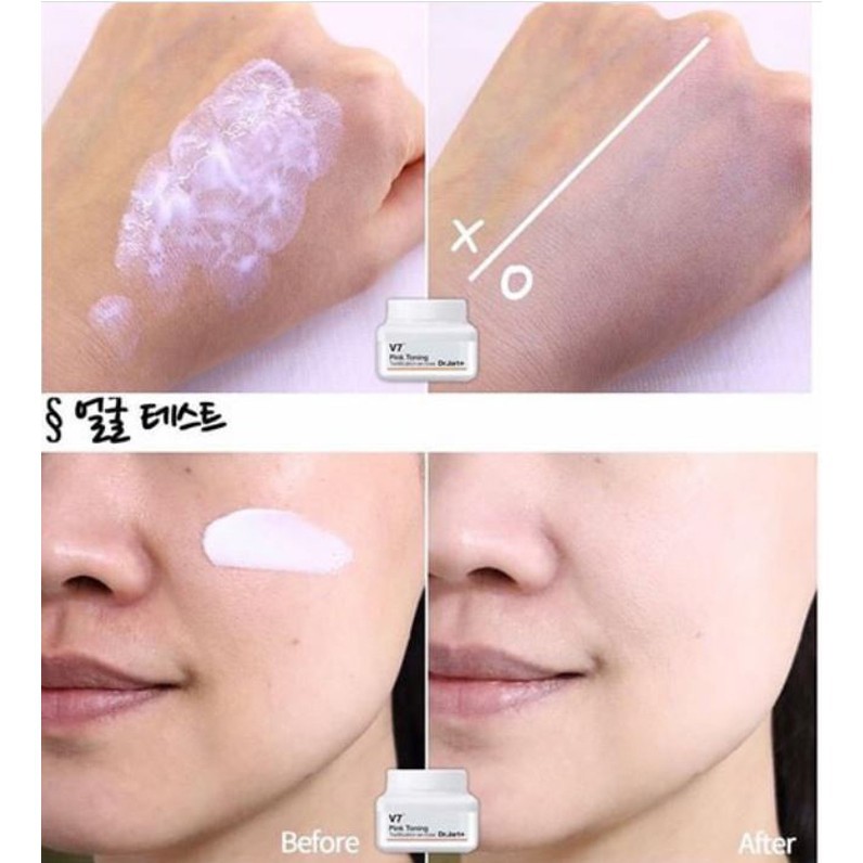 Kem Dưỡng Trắng Da ⚡ [GIÁ HỦY DIỆT] ⚡ Kem Dưỡng Da Chuyên Sâu Và Ngừa Thâm Nám V7 Toning Light Dr.Jart + 50ml