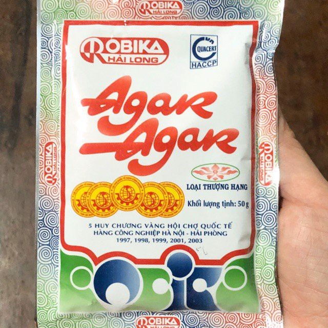 Bột rau câu giòn Agar Hải Long gói 25g