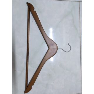 Móc gỗ nâu thanh ngang combo 30 cây