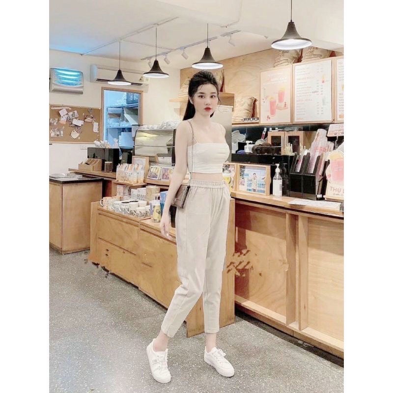[HOT TREND] Quần Dạ Baggy Hàn Quốc Cực Sịn ,Sang Chảnh- Mặc Là Sang