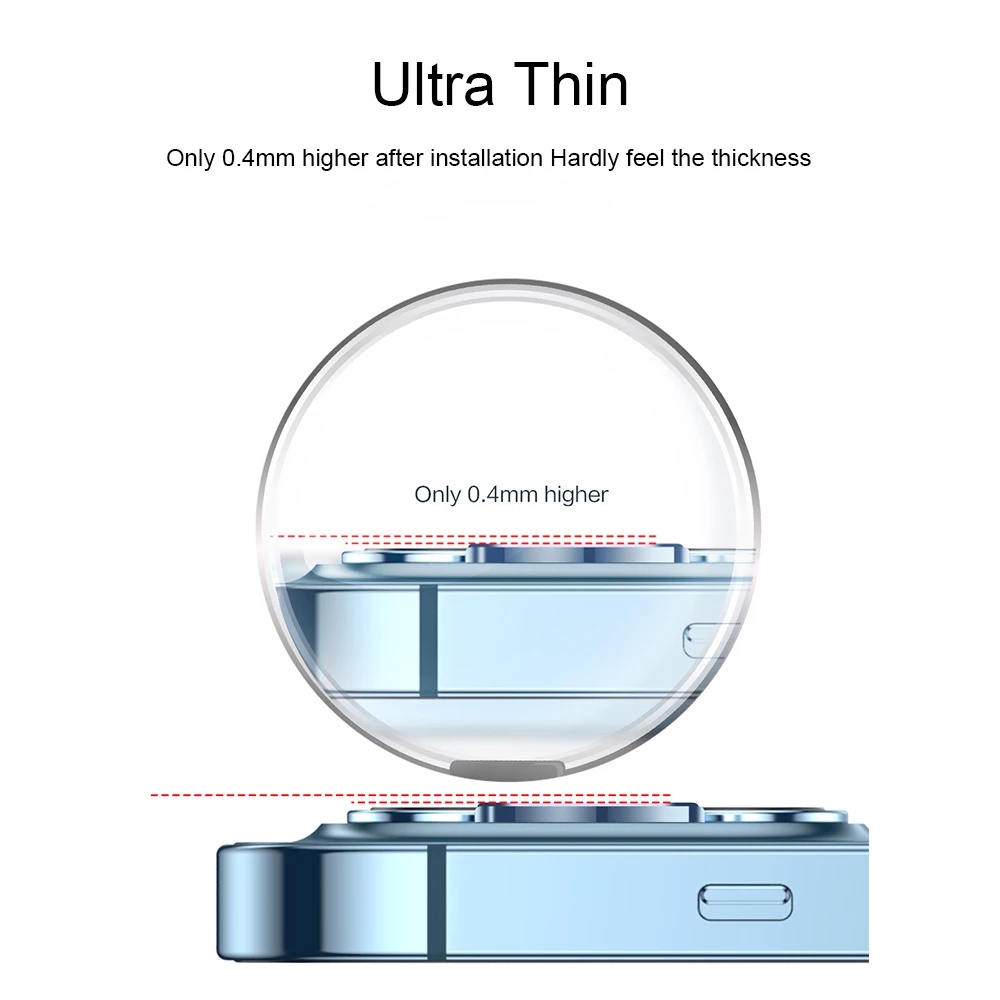 Miếng Dán Bảo Vệ Camera Họa Tiết Kim Cương Cho iPhone 14 13 12 11 pro max