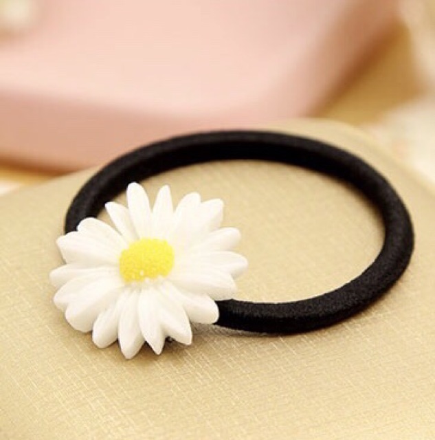 Ghim tóc hoa cúc Kẹp tóc daisy, Cột tóc daisy dây buộc tóc hoa cúc