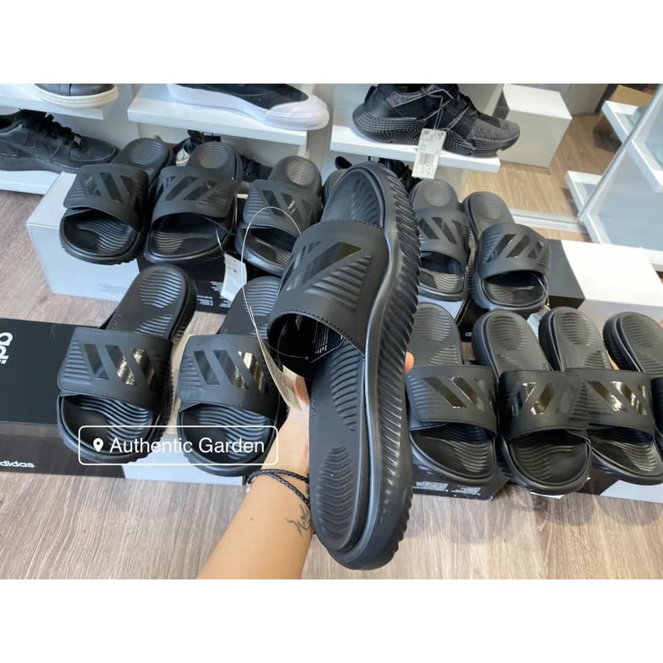 Dép Adidas Alphabounce Slide - Màu black chính hãng adidas size 44.5