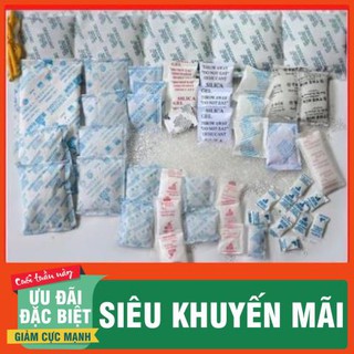 Túi hút Ẩm đóng túi 200g loại 1/2/5/10/50/100/200g Silicagel - Hạt chống ẩm mốc, khử mùi