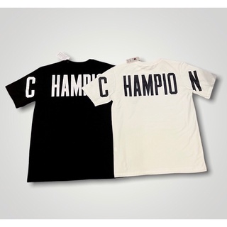 Áo champion cotton dày dặn đầy đủ tem tag