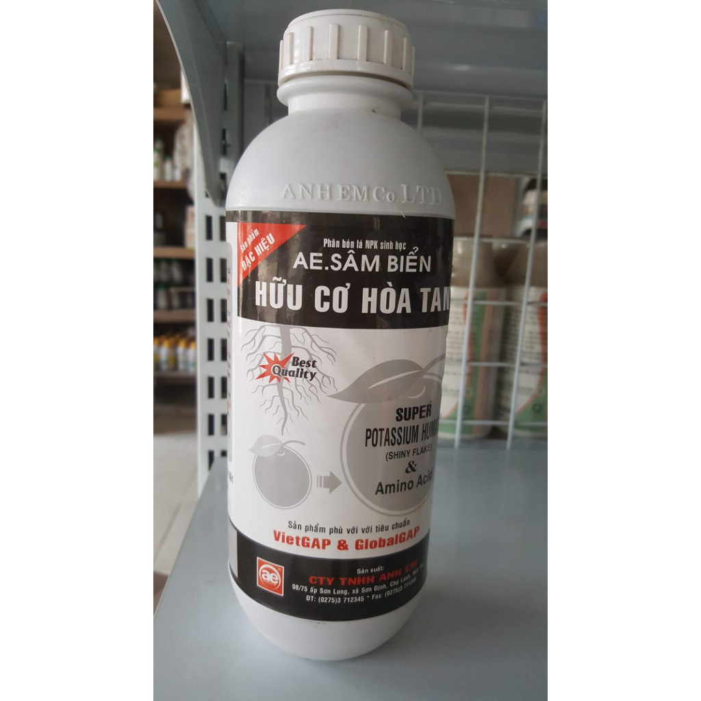 Phan Bon La Npk Sinh Học Ae Sam Biển Hữu Cơ Hoa Tan Chai 1 Lit Shopee Việt Nam