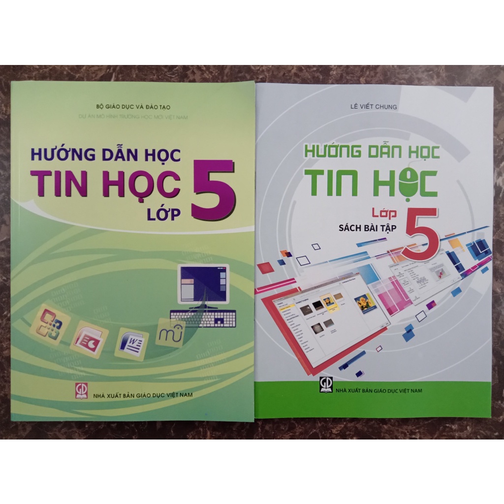 Sách Combo Hướng dẫn tin học lớp 5
