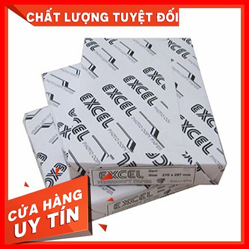 Giấy In A4 Excel 70gsm Nhập Khẩu Thái Lan Xấp 400 Tờ