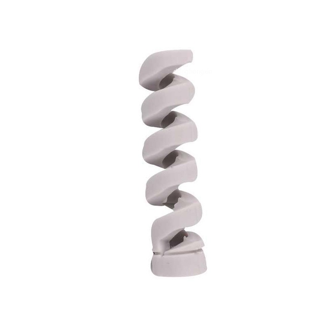 1-10 Phụ Kiện Bảo Vệ Dây Cáp Sạc Bằng Silicon Màu Đen Cho Iphone