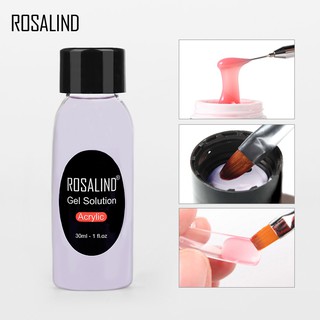 Rosalind 30ML Bàn Chải Móng Tay Làm Sạch Gel Nước Làm Sạch Soluti Gel Nước Làm Sạch