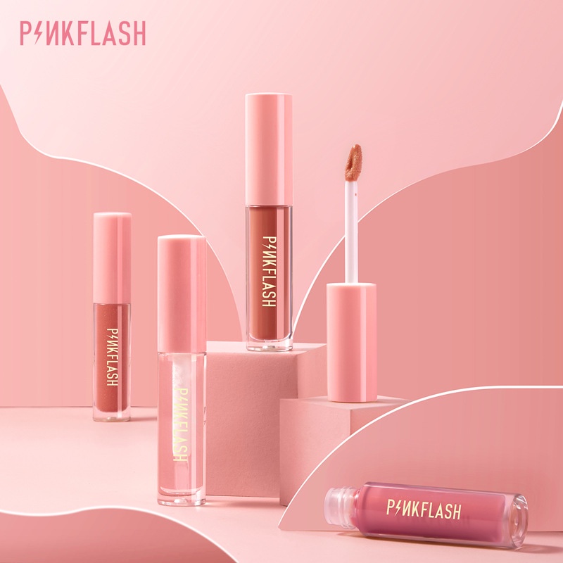 PINKFLASH OhMyGloss Glass Water Luster Lip Glaze Liquid Moisturizing Lightening Lip Lines
