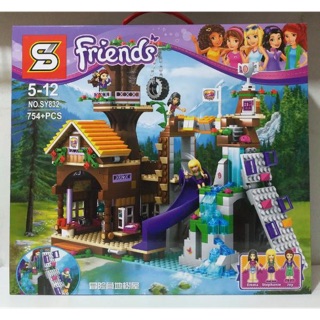 Lắp ráp friends 01047- 37048 : mô hình Nhà trên cây