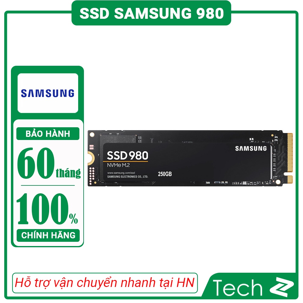 Ổ cứng SSD Samsung 980 250GB / 500GB / 1TB PCIe NVMe 3.0x4