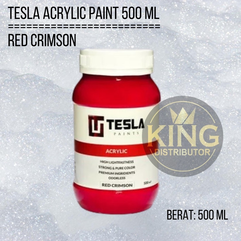 Tesla Sơn Acrylic 500 ml Chất Lượng Cao Chuyên Dùng