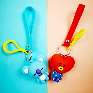 Móc khóa BTS BT21 nhựa ABS