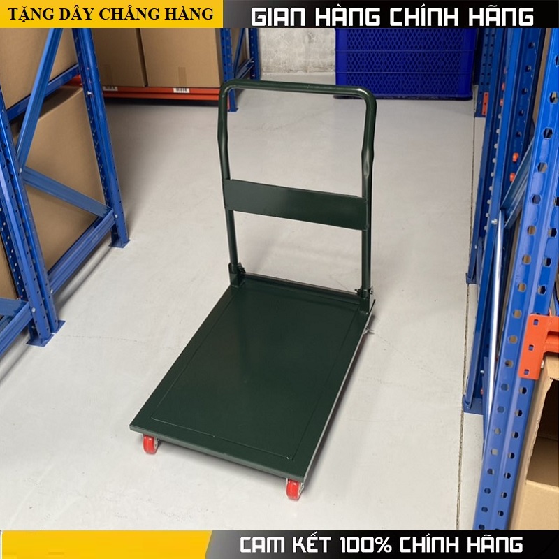 Xe đẩy hàng 4 bánh gấp gọn 200kg , xe kéo hàng gấp gọn đa năng giá rẻ