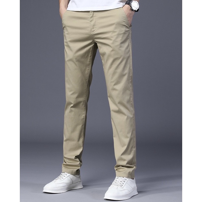 Quần dài kaki nam slimfit chất đẹp, dáng ôm gọn, đứng form QK01