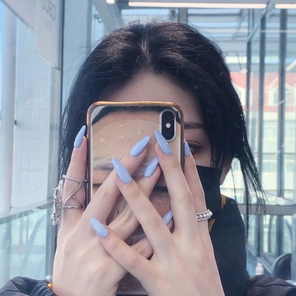 Set of 100 fake nails that cover the entire European and American style for unique decoration