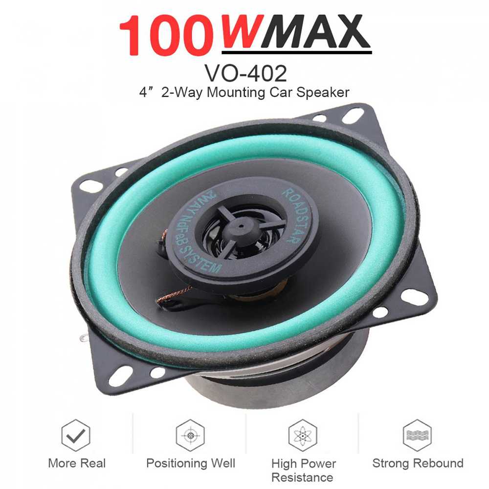 1 Loa Subwoofer Pcinener Hifi 4 Inch 100w - Vo-402 Cho Xe Hơi