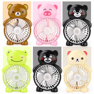 QUẠT MINI 3 CÁNH ĐỂ BÀN HÌNH THÚ 7054