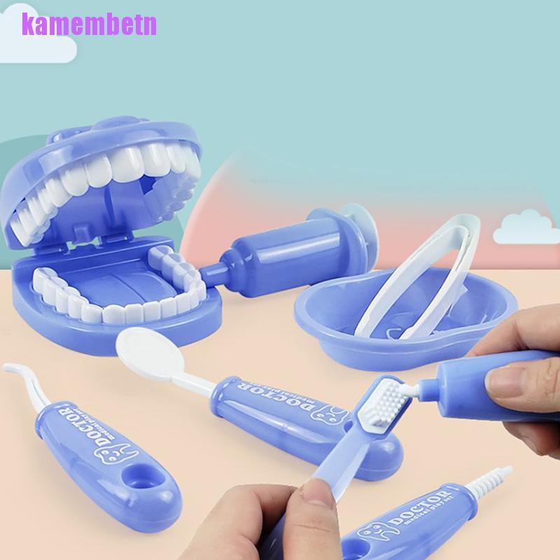 Bộ 9 Món Đồ Chơi Mô Hình Nha Sĩ kamembetn Dành Cho Trẻ Em
