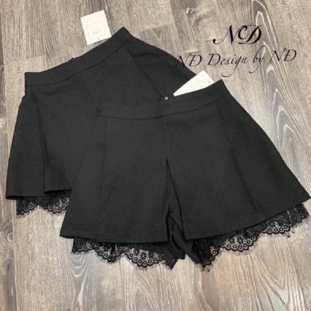 Quần giả váy pha ren( kèm ảnh shop chụp) | BigBuy360 - bigbuy360.vn