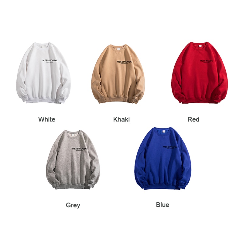 Áo sweater Aokang dáng rộng phong cách Hong Kong thời trang thu đông mới