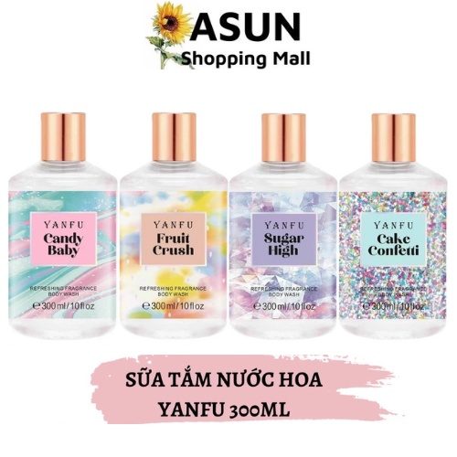 Sữa Tắm Hương Nước Hoa Yanfu 300ml Làm Sạch Da, Lưu Hương Thơm Cả Ngày LMN