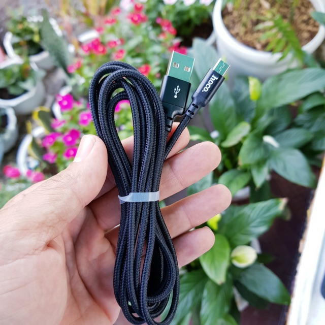 Cáp sạc Hoco dây dù dài 2m Micro USB/Type-C/