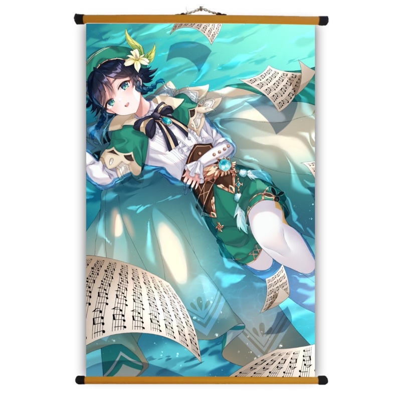 Poster Vải Venti Genshin Impact
