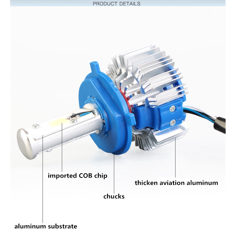 Thanh đèn LED 12V-85V kèm phụ kiện chất lượng cao cho xe máy