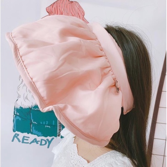 Mũ /Nón Vành Rộng Hở Chóp Màu Trơn  Che Nắng Hai Công Dụng Thiết Kế Gấp Gọn Thời Trang - Mũ đi biển Cho Bé