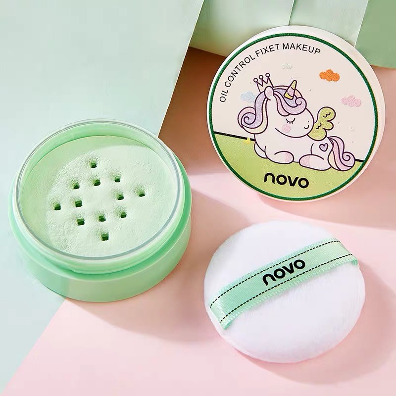 Phấn phủ bột NOVO kiềm dầu mịn nhẹ tự nhiên Oil Control Fixet Makeup NOVO40 | BigBuy360 - bigbuy360.vn