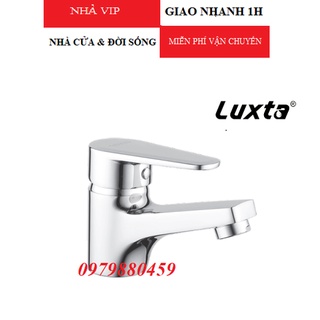 Vòi lavabo rửa mặt lạnh gật gù cao cấp Luxta L1123, bảo hành 03 năm