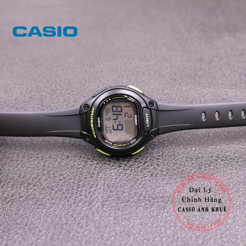 Đồng Hồ Nữ Casio LW-203-1BVDF Dây Nhựa Pin 10 Năm