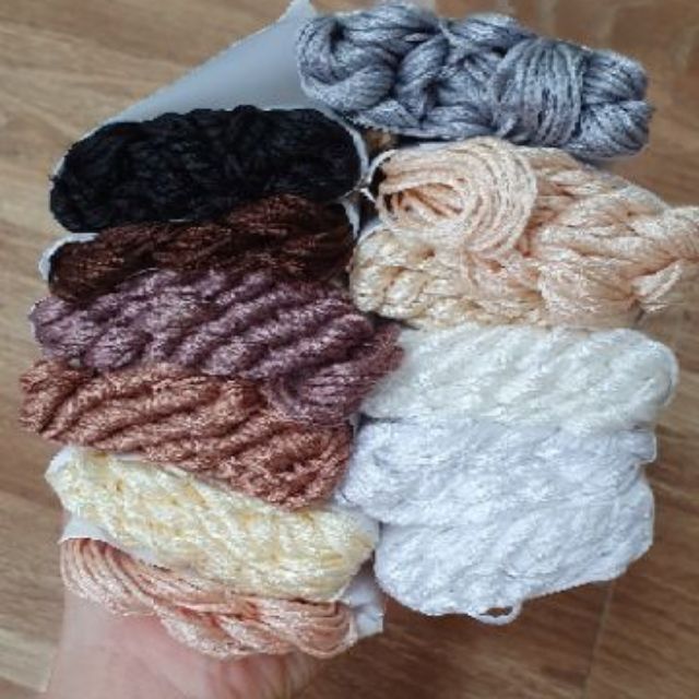 Chỉ thêu cotton, bảng màu 3