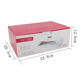 Máy hơ gel Sun X Plus 72W -2 tay