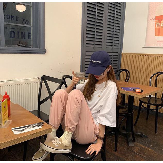 QUẦN JOGGER KAKI TRƠN 4 MÀU - QUẦN CULLOTES KAKI HỒNG TÍM ĐEN XANH HOT