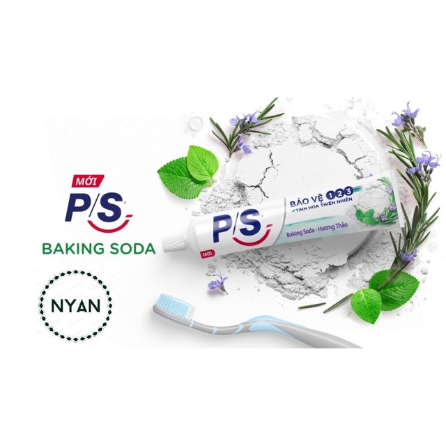 KEM ĐÁNH RĂNG 230g P/S bảo vệ 123 banking soda 230g