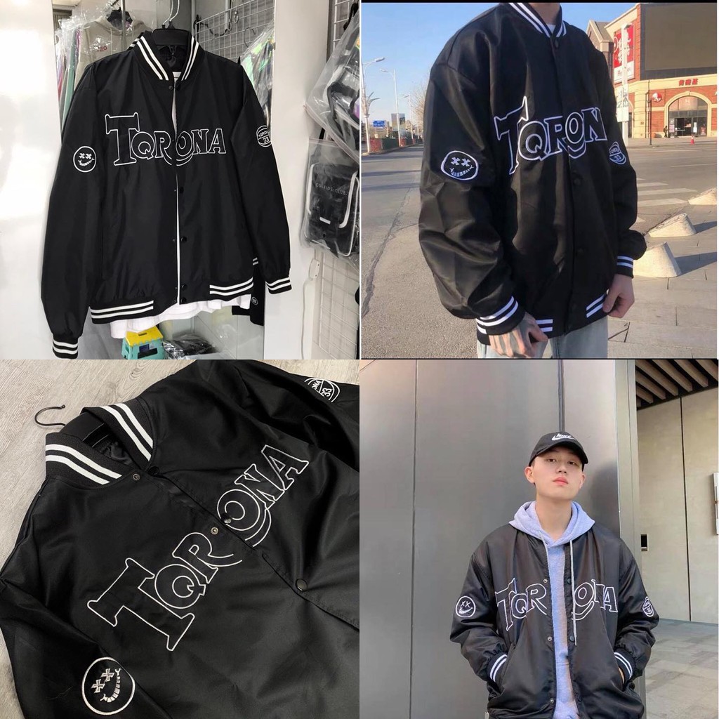 Áo Bomber TQRONA  - Torona Bomber Jacket Black Unisex