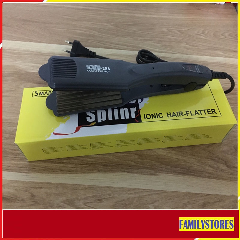 Máy Tạo Kiểu Tóc,Máy Dập Xù,Bấm Tóc Bản To Cao Cấp YOUNG 288 An Toàn Cho Tóc