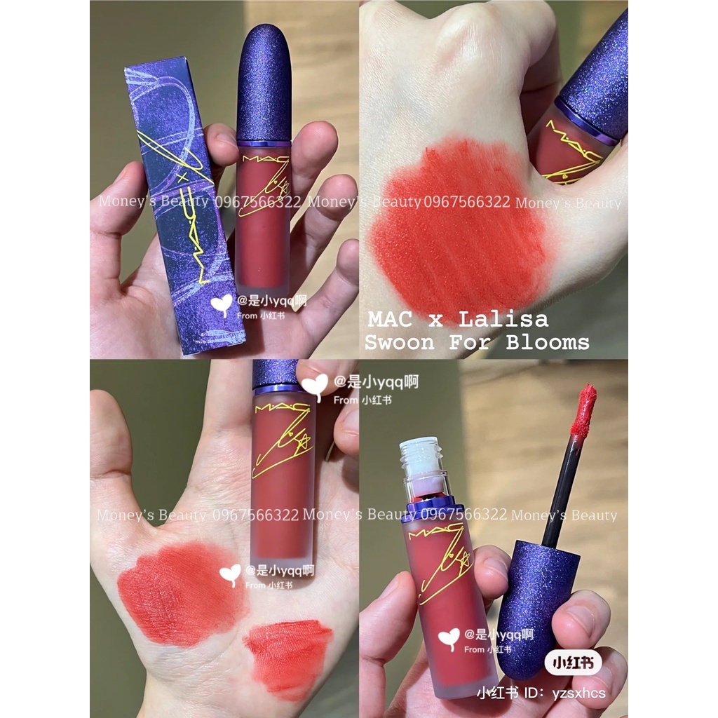 Son Kem 👉MẪU MỚI👈 MAC x Lisa Edition Powder Kiss Liquid Lipcolour
