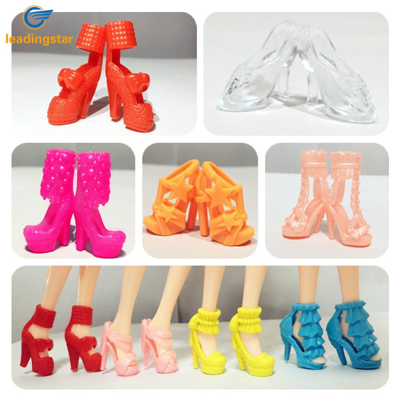 10 cặp đôi giày cao gót cho búp bê