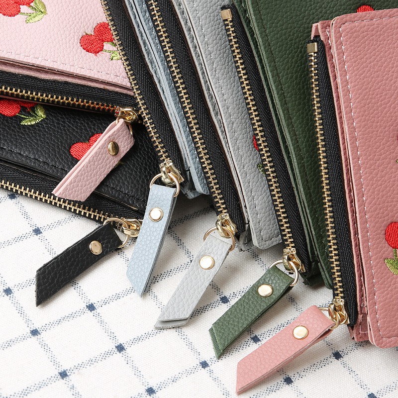 Ví nữ  mini cầm tay cherry R10 Shalla