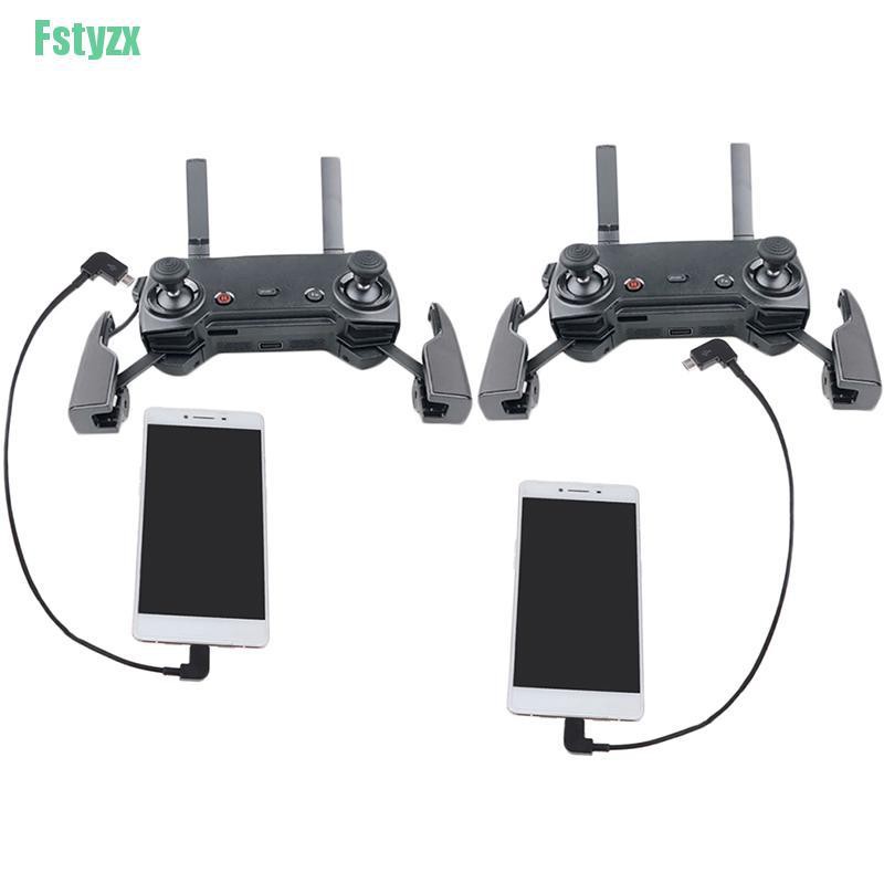 fstyzx OTG Micro type-c usb cable for DJI Spark/Mavic Pro RC