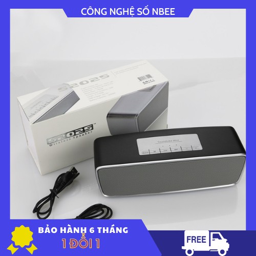 Loa Bluetooth không dây S2025 chính hãng âm đầm bass chắc + Bảo Hành 6 Tháng Lỗi 1 Đổi 1