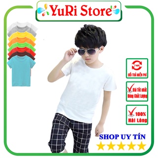 Áo thun trơn cho bé trai bé gái
